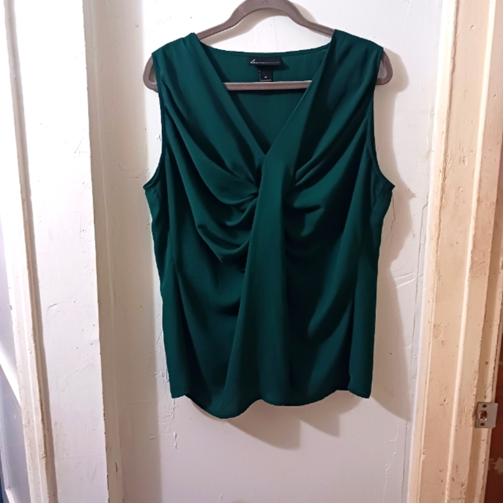 Lane Bryant green top